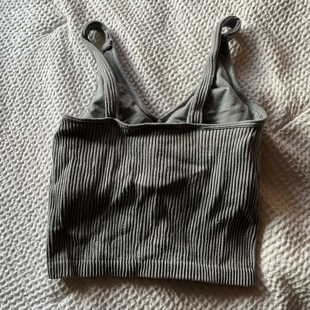 Ribbed Razor Back Tank - Picture 2 of 5